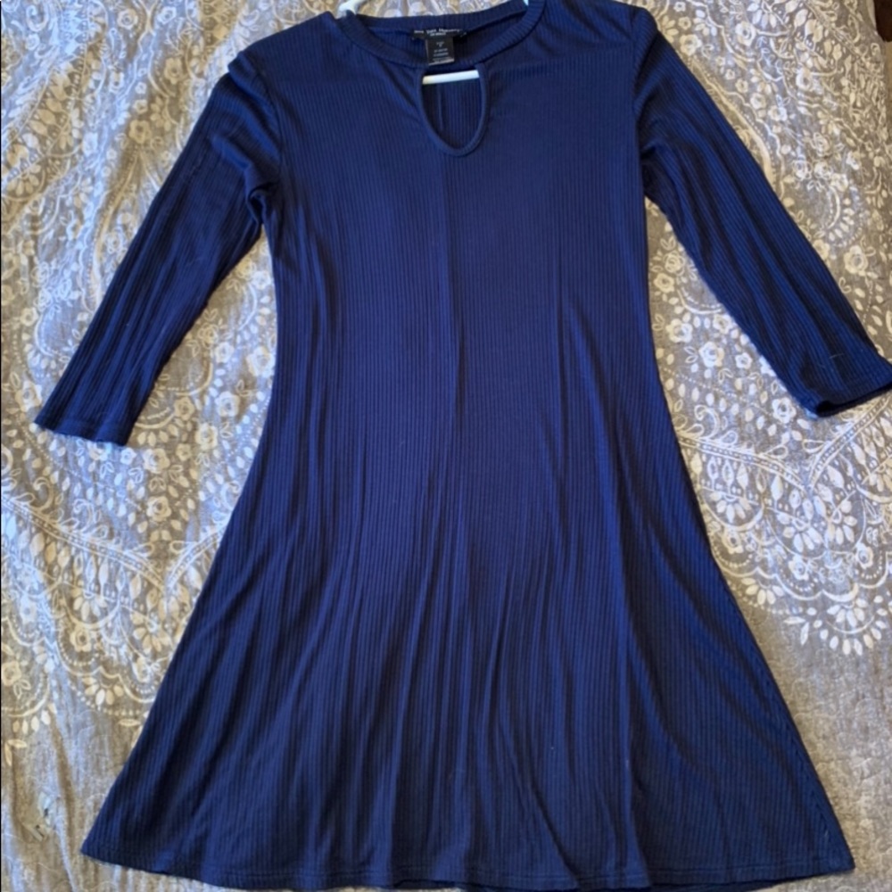 Navy blue dress